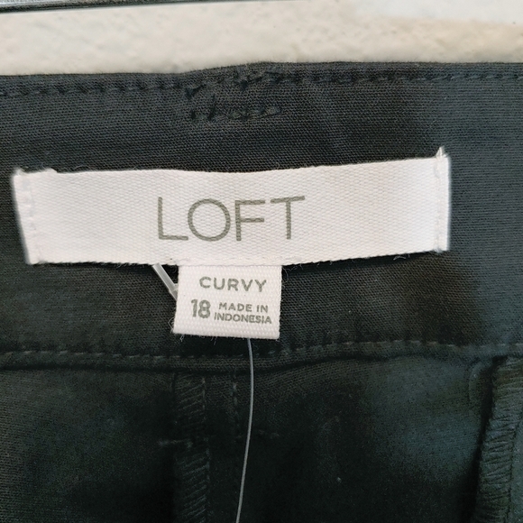 Loft Curvy Riviera Slim Pants Plus Size 18 Minimalist Office Capsule Wardrobe - Picture 4 of 9